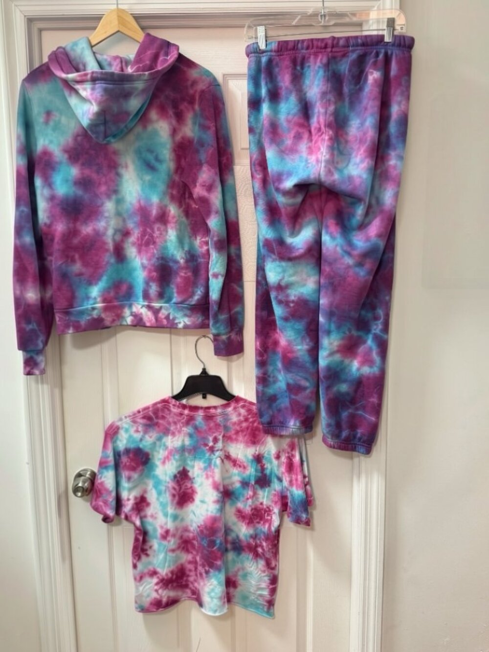 Aviator Nation Tie Dye 3-Pc Bundle Set S M L + NYC Brooklyn Tote & 2 Koozies - Picture 4 of 13